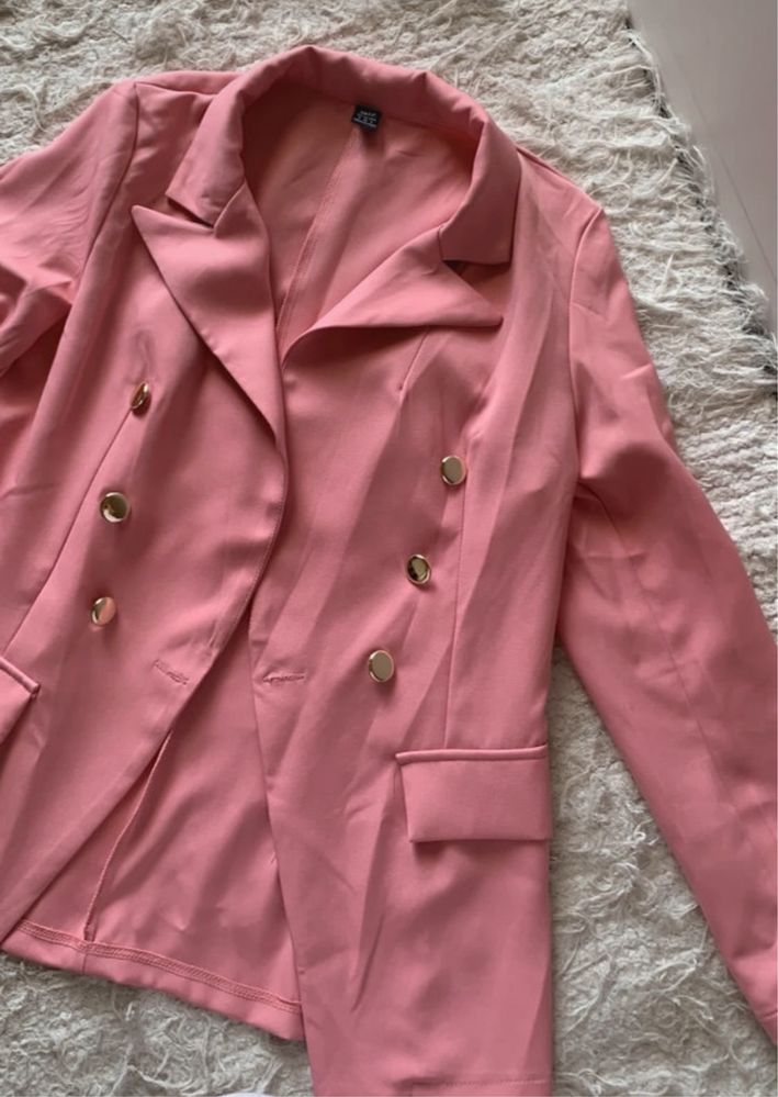 Blazer cor de rosa