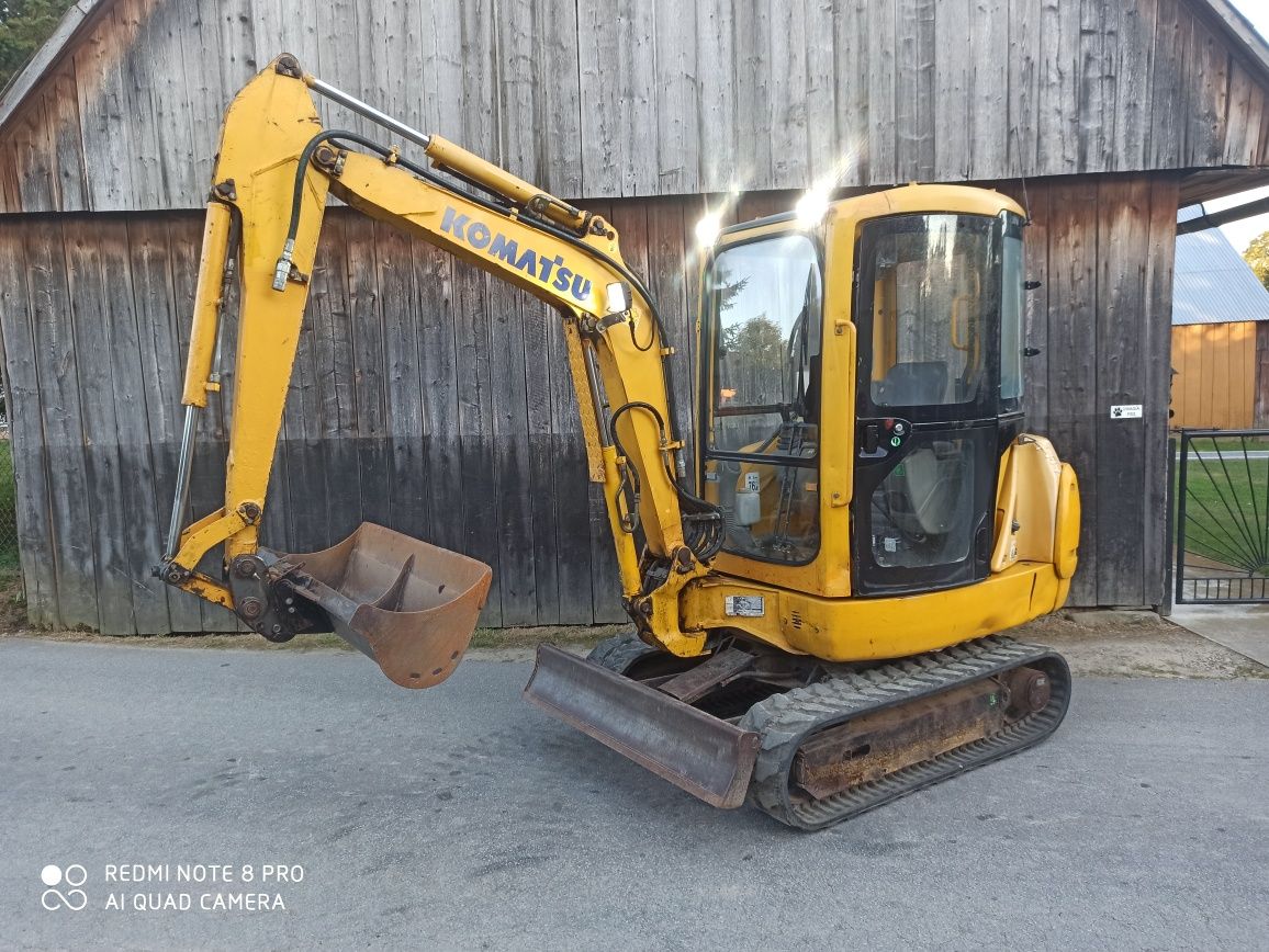 Minikoparka Komatsu PC 20 ! Waga 2.7 tony ! Koparka jcb cat Takeuchi