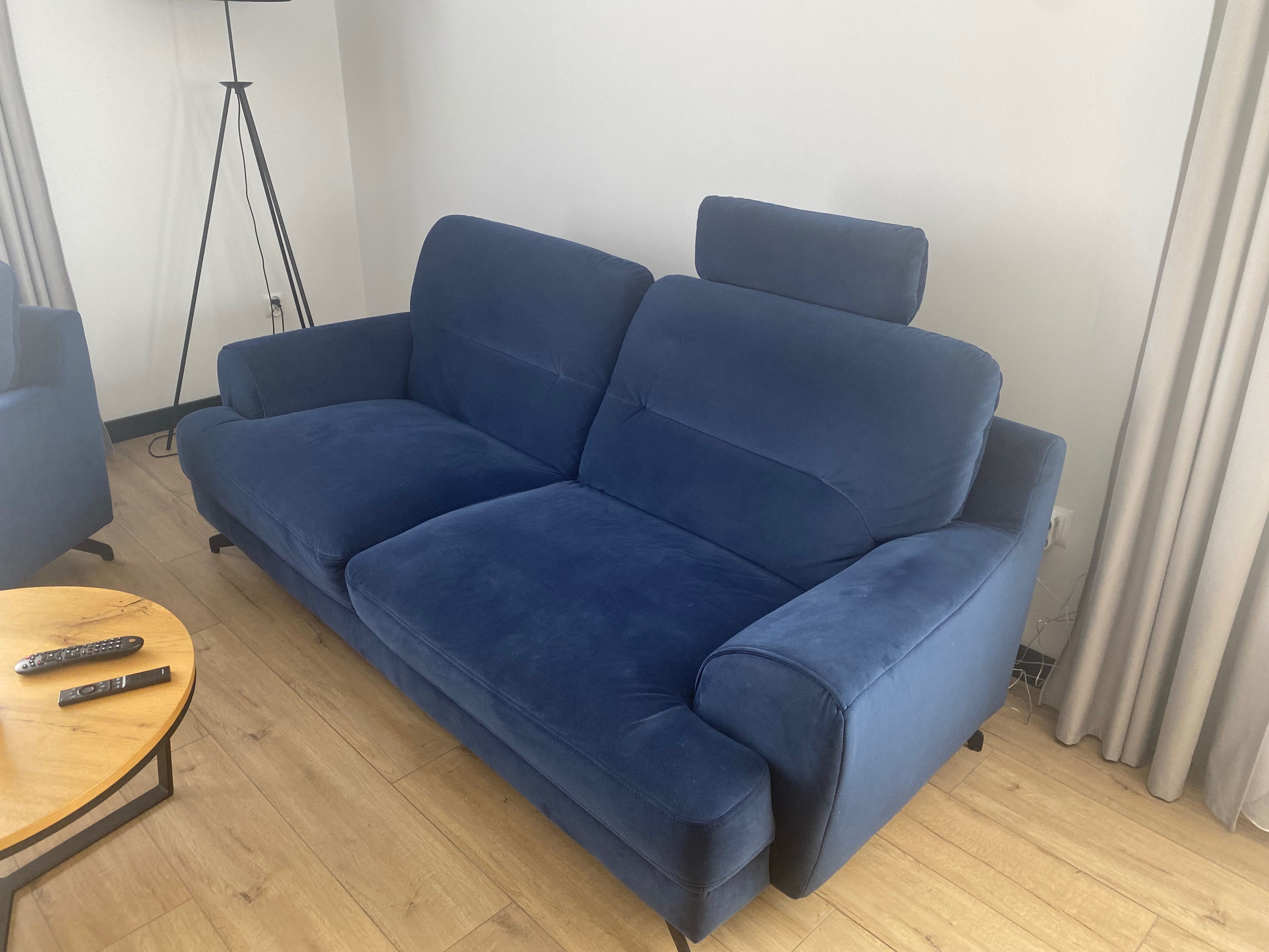 Zestaw wypoczynkowy sofa/fotel/ pufa