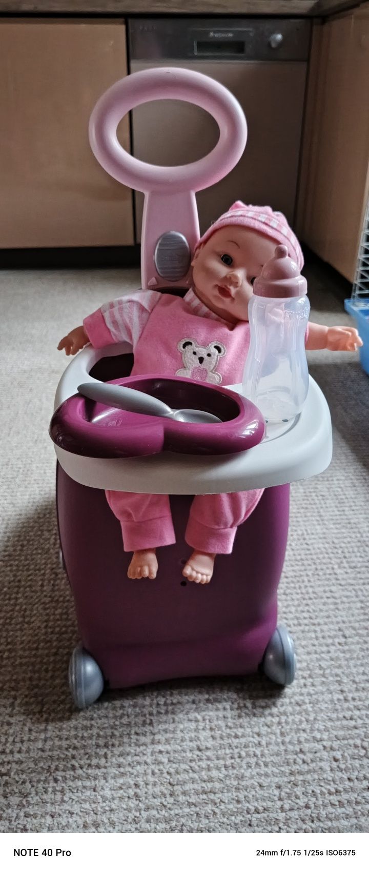 Baby Nurse Walizka opiekunki Smoby + lalka zestaw podróżny 3 w 1