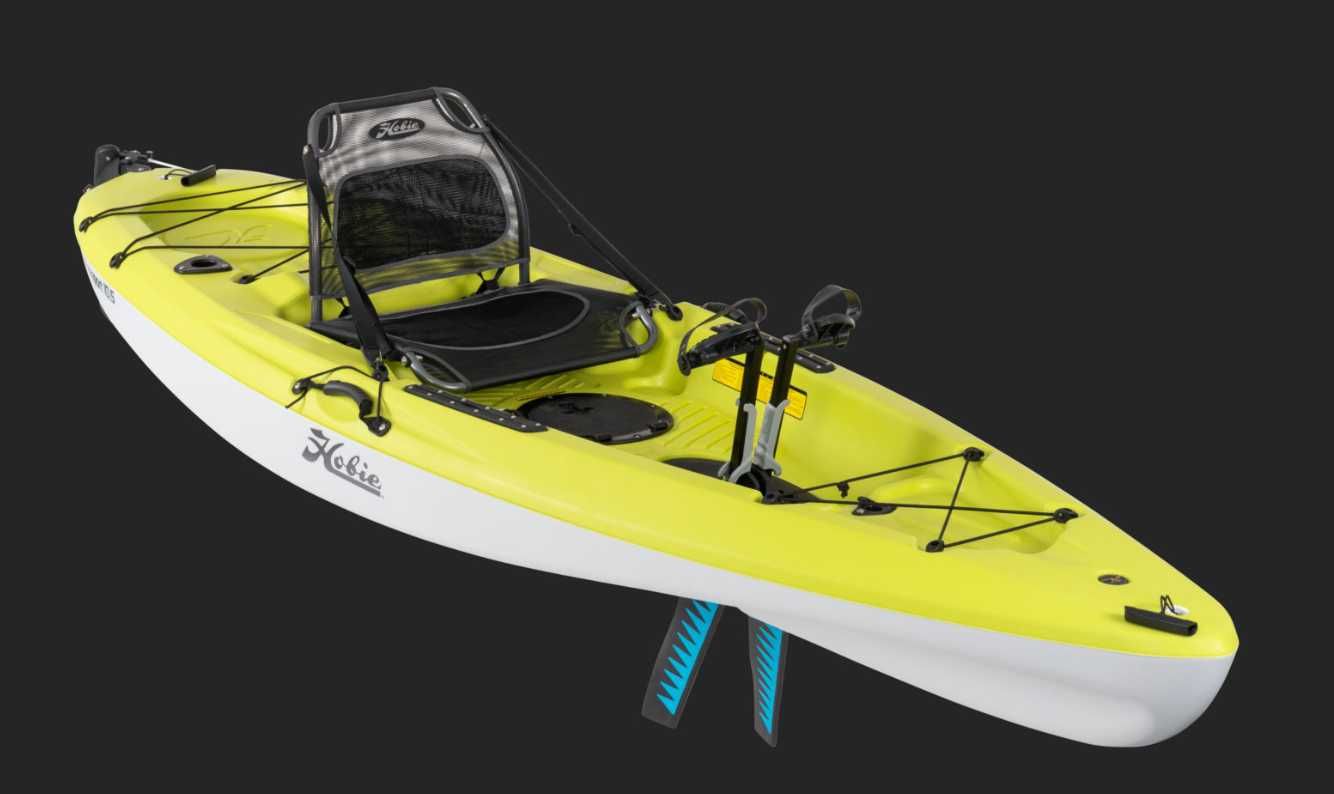 Байдарка (каяк) HOBIE MIRAGE PASSPORT 10.5  жовта с педальным приводом