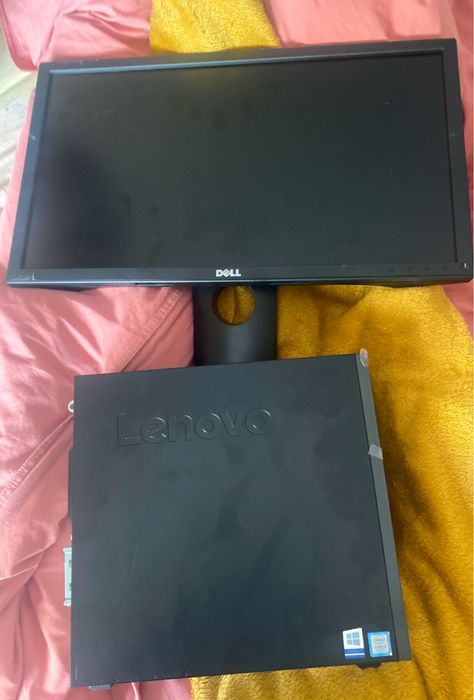 Lenovo ThinkCentre M710E + Monitor Dell