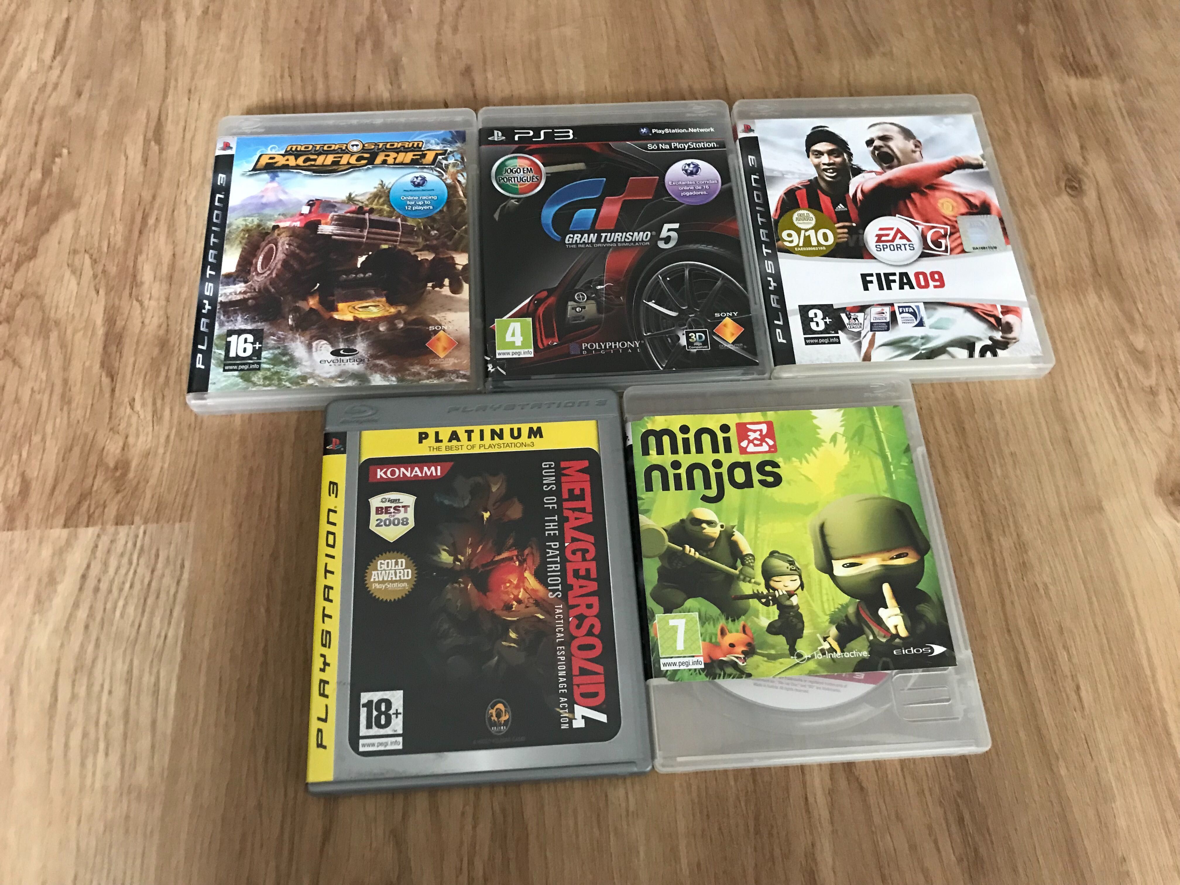 Conjunto de 5 Jogos PS3 [2ª mão]
