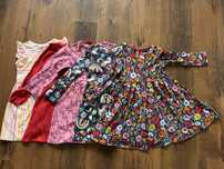 Zestaw pięknych sukienek  rozmiar 110-116 m in H&M