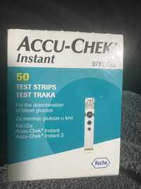 Тест полоски для глюкометра Accu-chek instant