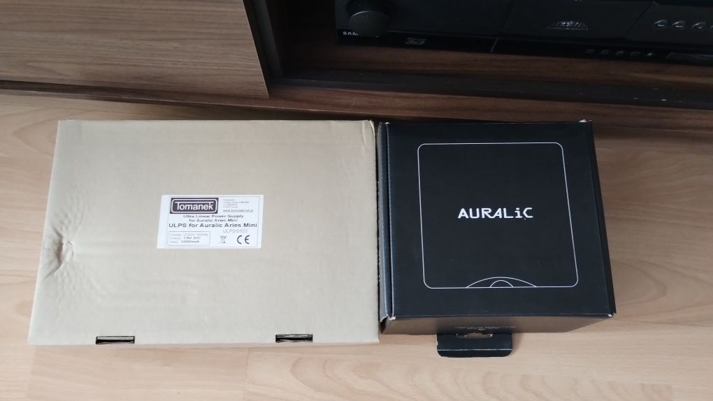 Streamer Auralic Aries Mini, DAC, 500GB SSD,  zasilacz ULPS Tomanek