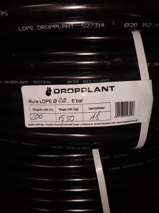 Nowa rura do nawadniania kroplowego