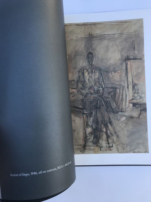 Livro de pintura e escultura de Alberto Giacometti 2017