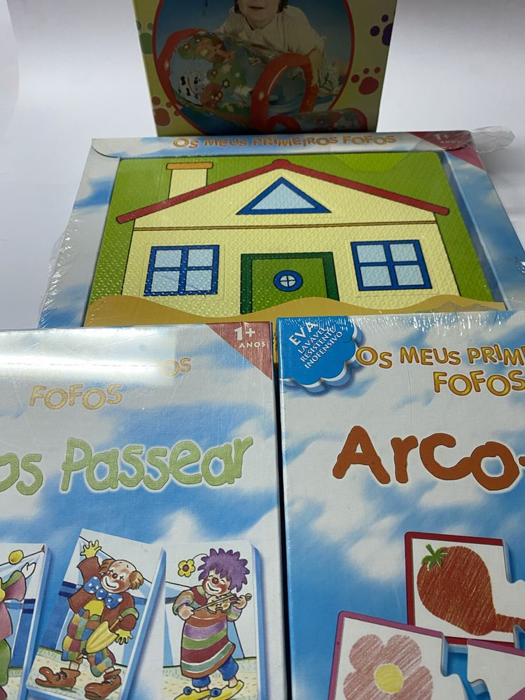 Pack jogos educativos em EVA para criança (>1 ano)