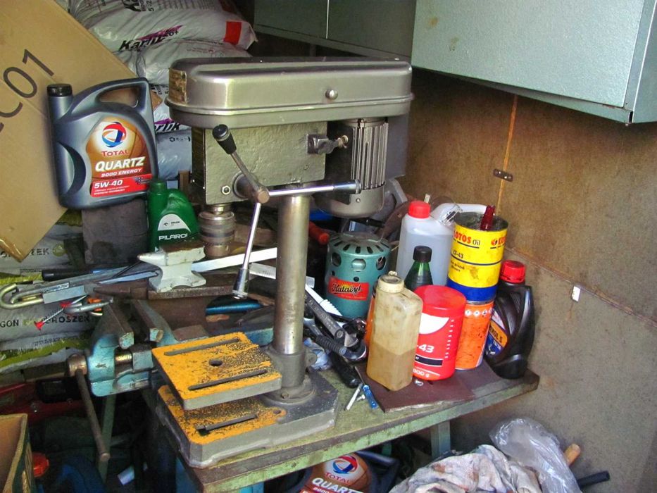 Sprzedam - Starodawna używana wiertarka stołowa Einhell