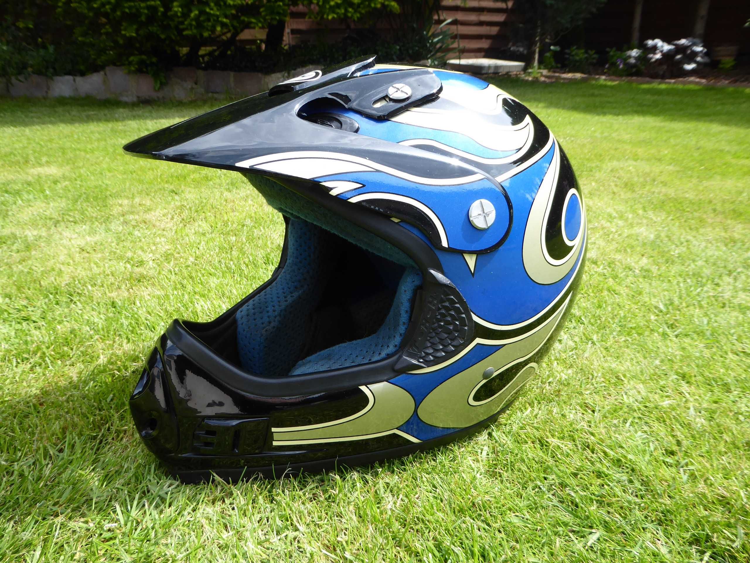 SINISALO Bluza Koszulka Spodnie Buty Kask ENDURO Moto CROSS Komplet !