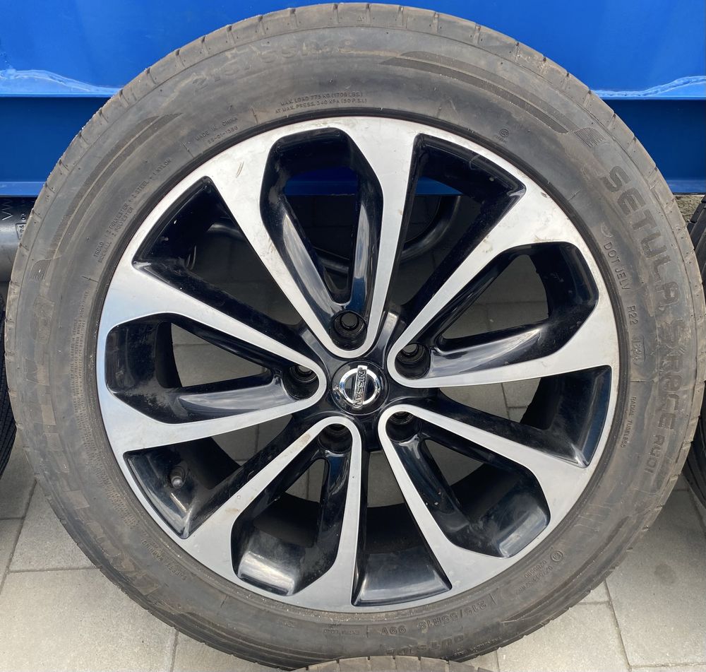 Alufelgi z oponami 215/55 R18 Nissan Qashqai + Felgi Opony 5x114,3