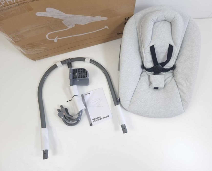 Leżaczek Bujaczek 2w1 Hauck Bouncer Premium Alpha & Beta