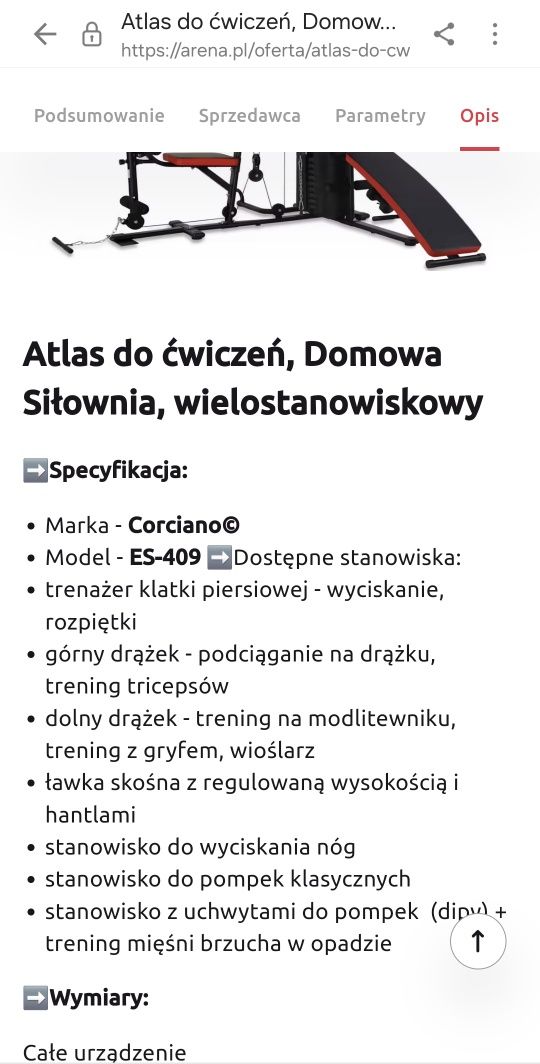 Sprzedam atlas do cwiczen