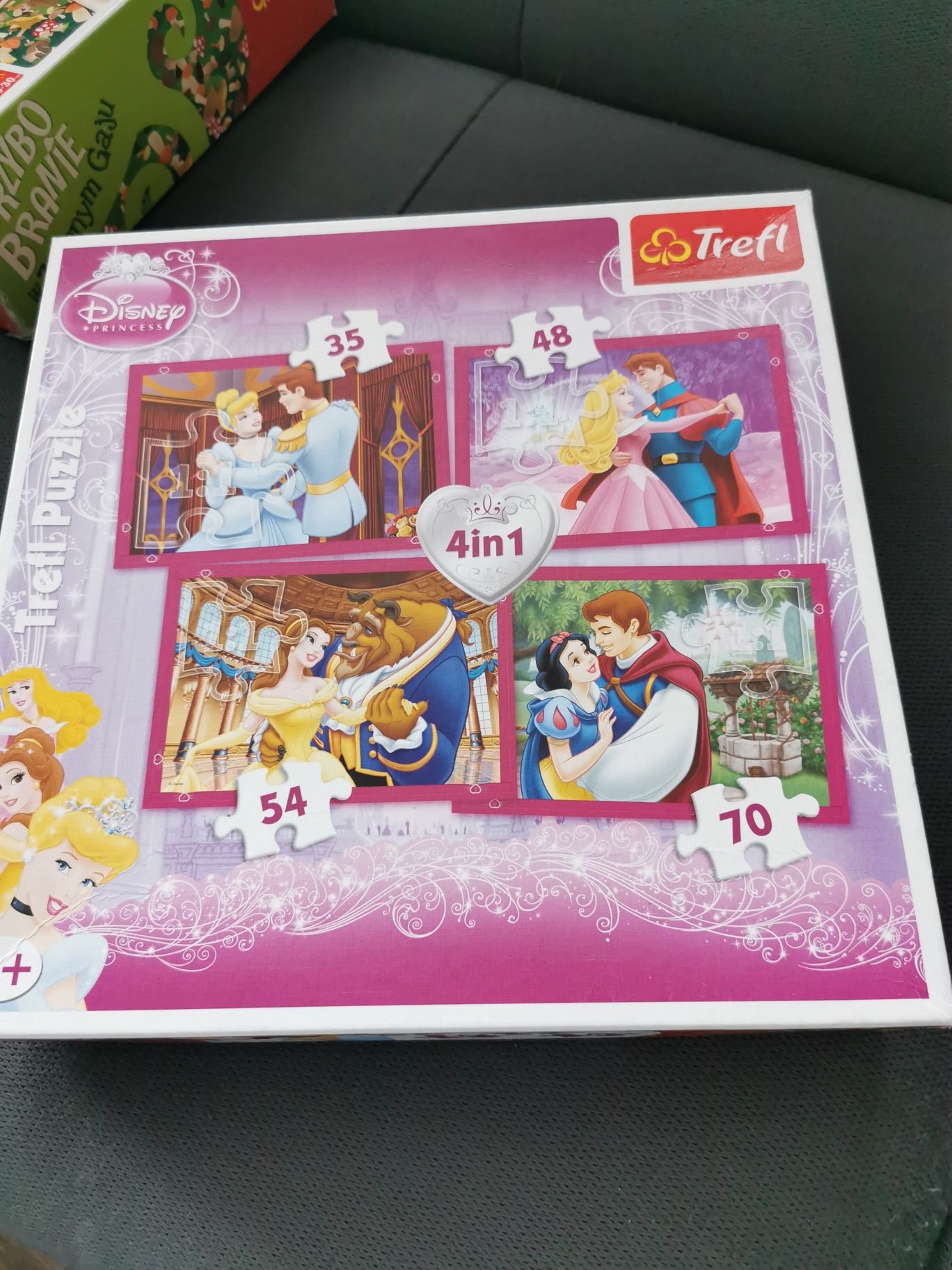 Puzzle 4 in 1 Disney Princess