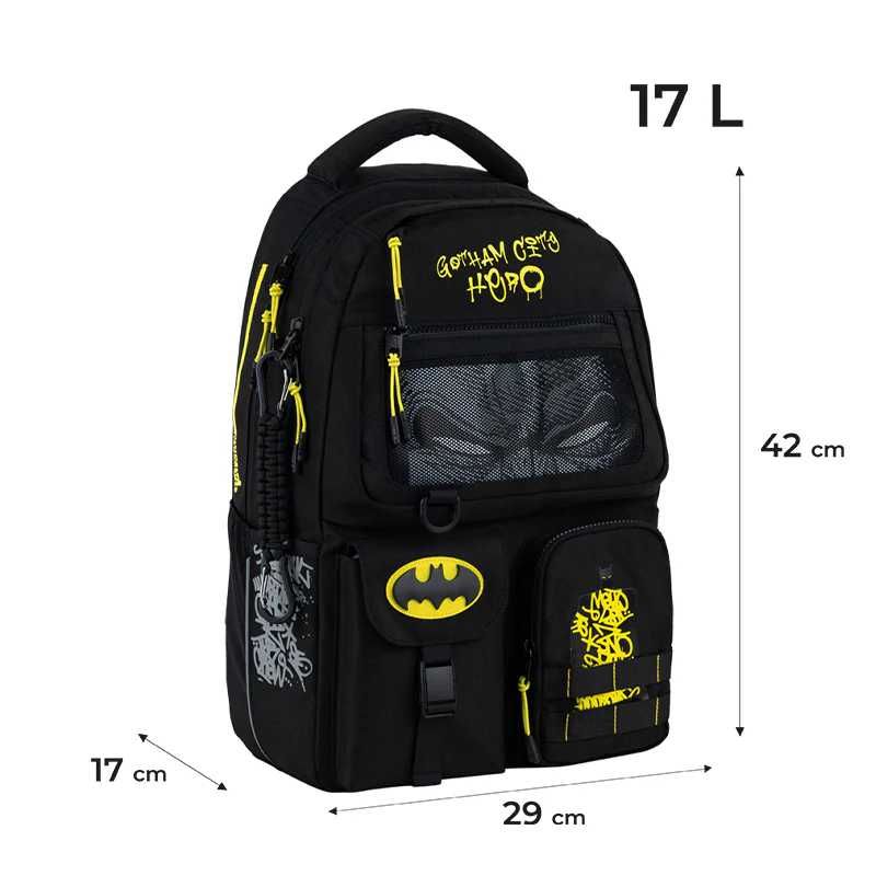 Рюкзак шкільний для підлітків Kite, NARUTO, Batman на зріст 130-145 см