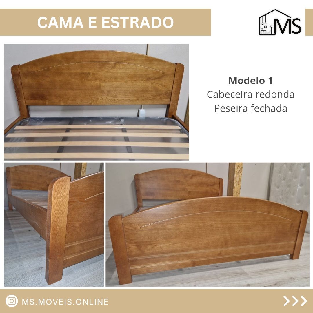 Cama e estrado - NOVOS - Várias medidas e modelos