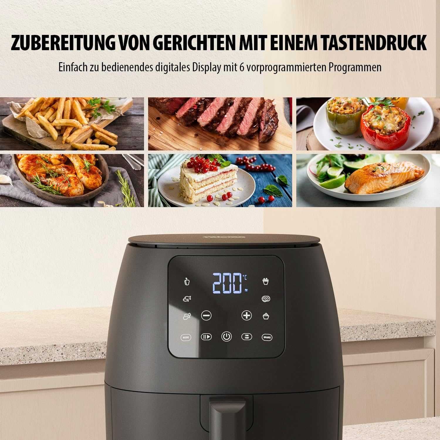 Mini frytkownica beztłuszczowa 2L 1500W TRISTAR