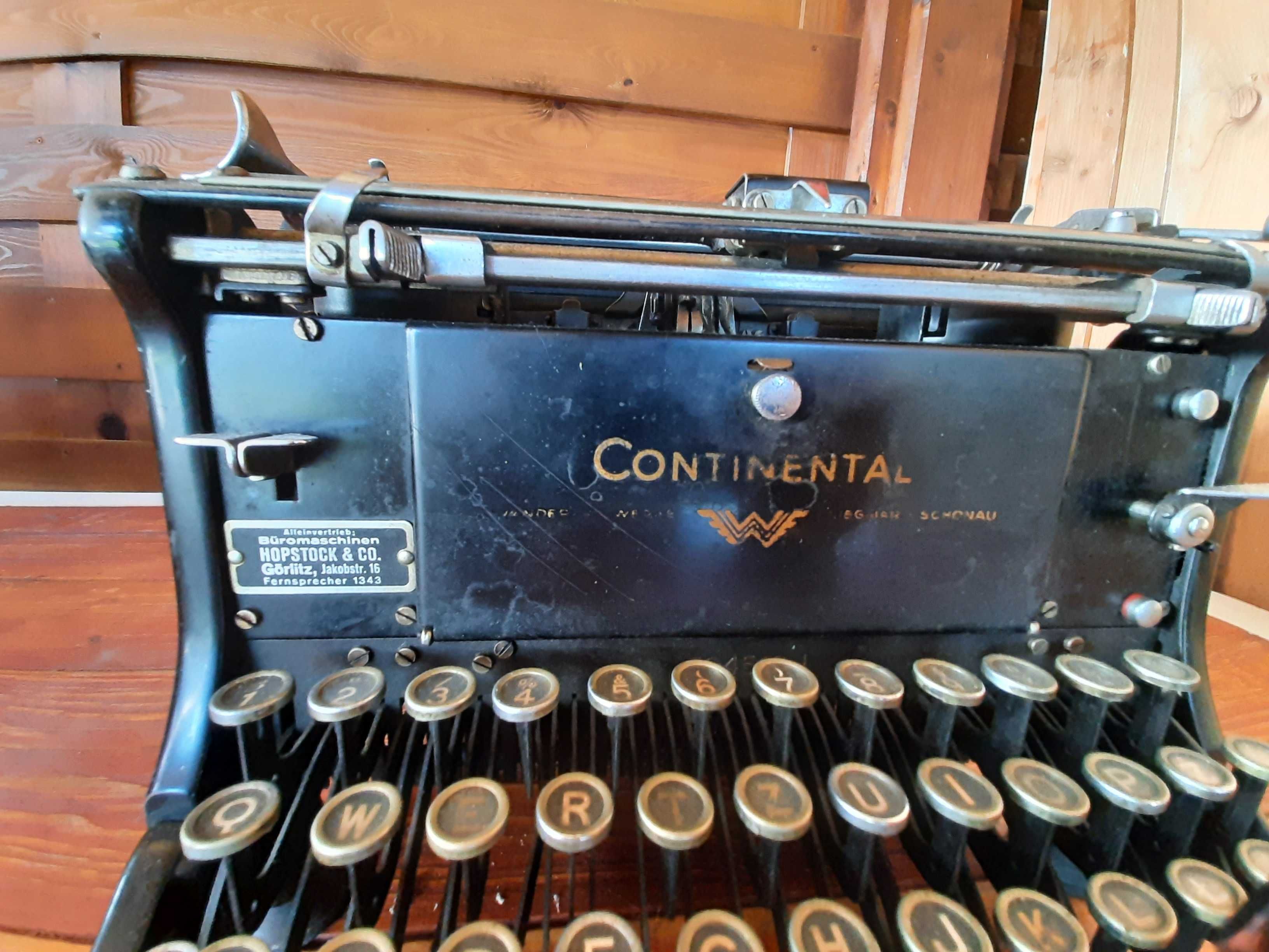 Maszyna do pisania CONTINENTAL Antyk