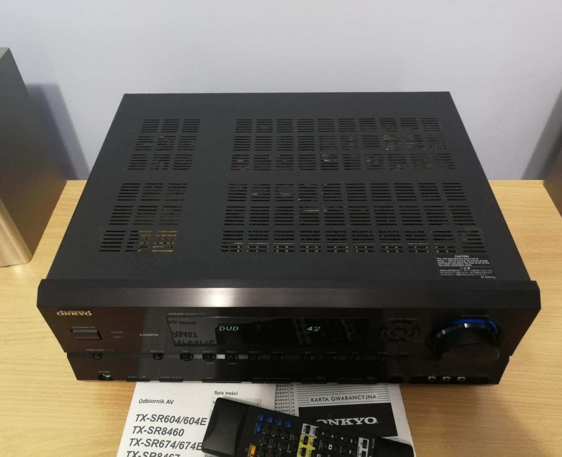 Amplituner ONKYO TX-SR674 ! Jubileuszowy Model ! Hi-End Optyk ! Pilot