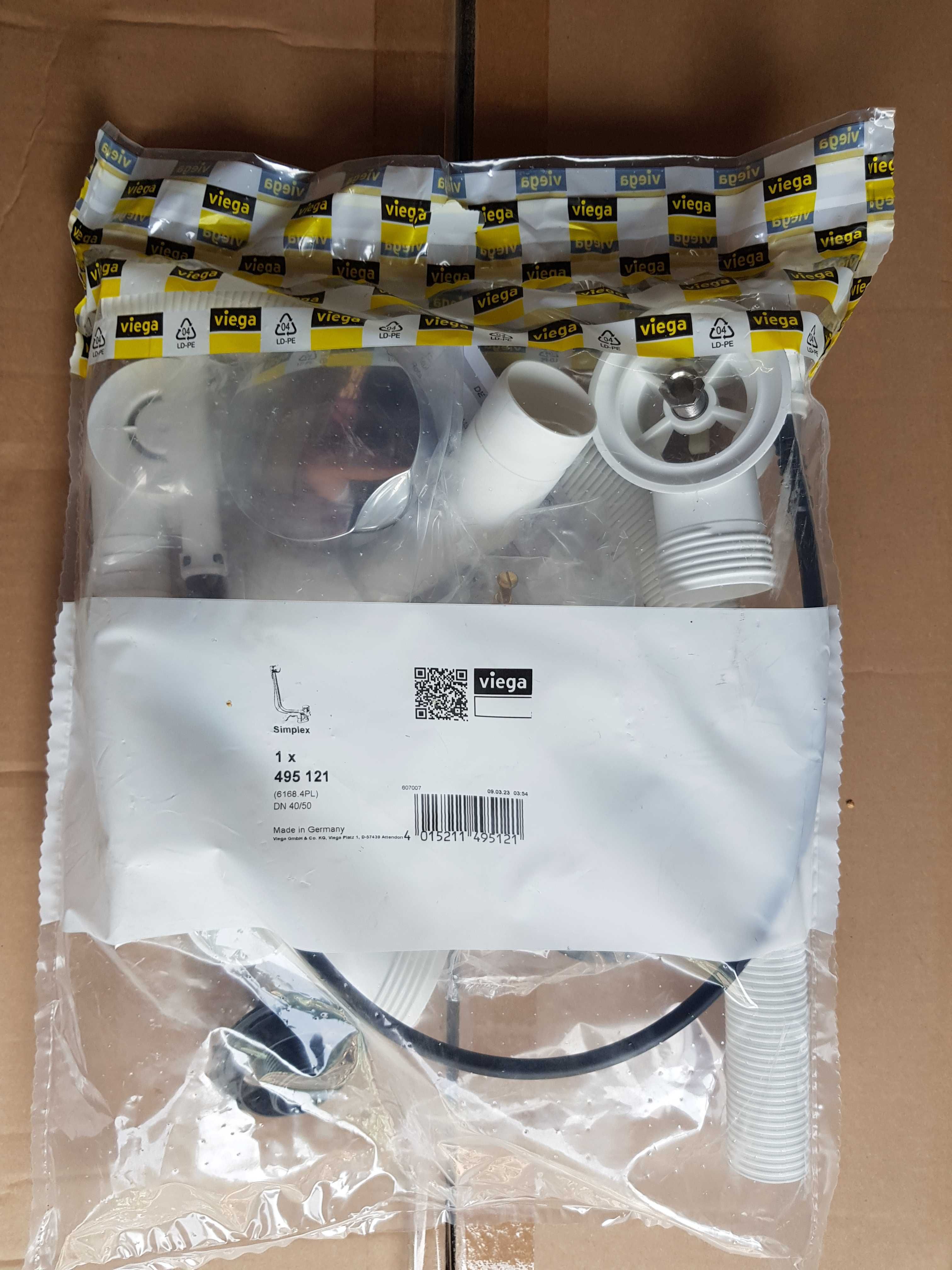 Syfon wannowy Viega simplex 495 121