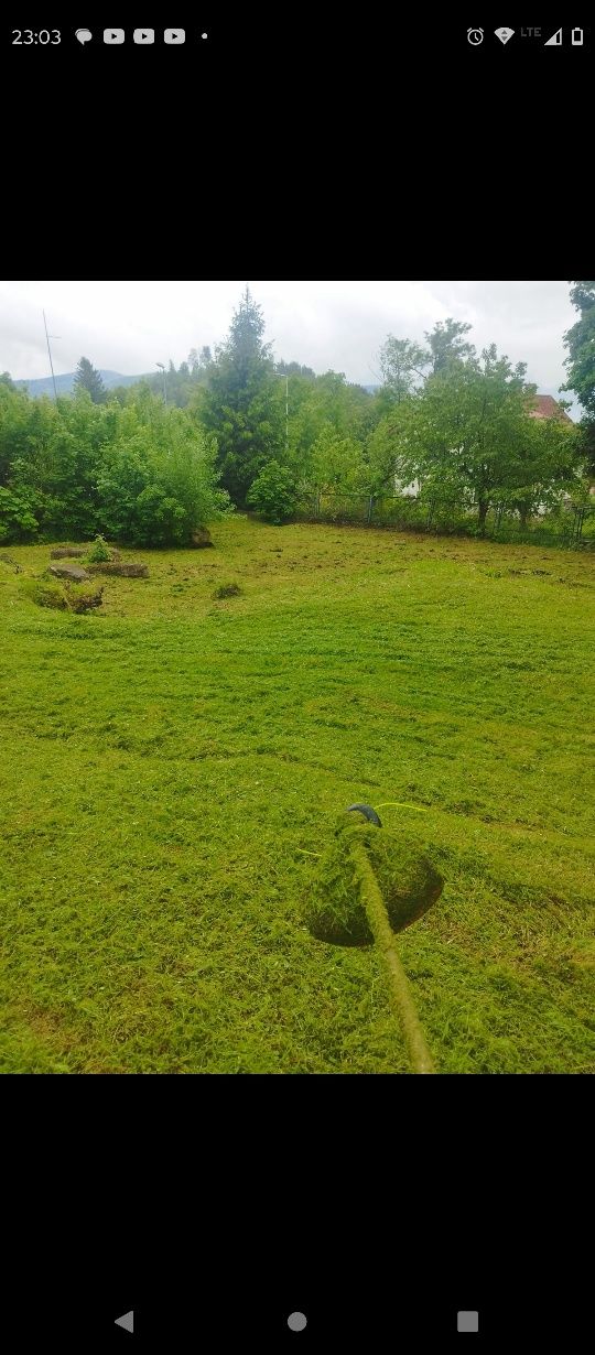 Koszenie, mulczowanie łąk, działek, nieużytków