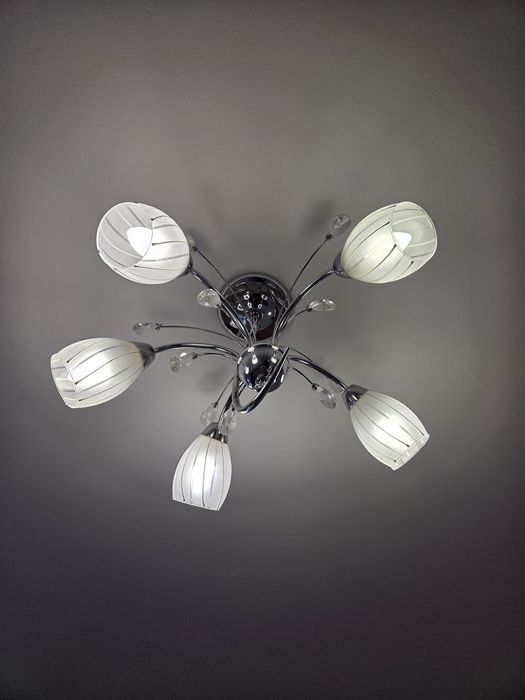 Lampa sufitowa 5 kloszy