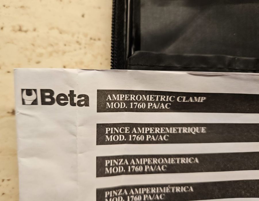 Zacisk wielofunkcyjny Beta 1760PA/AC-DC AMPEROM