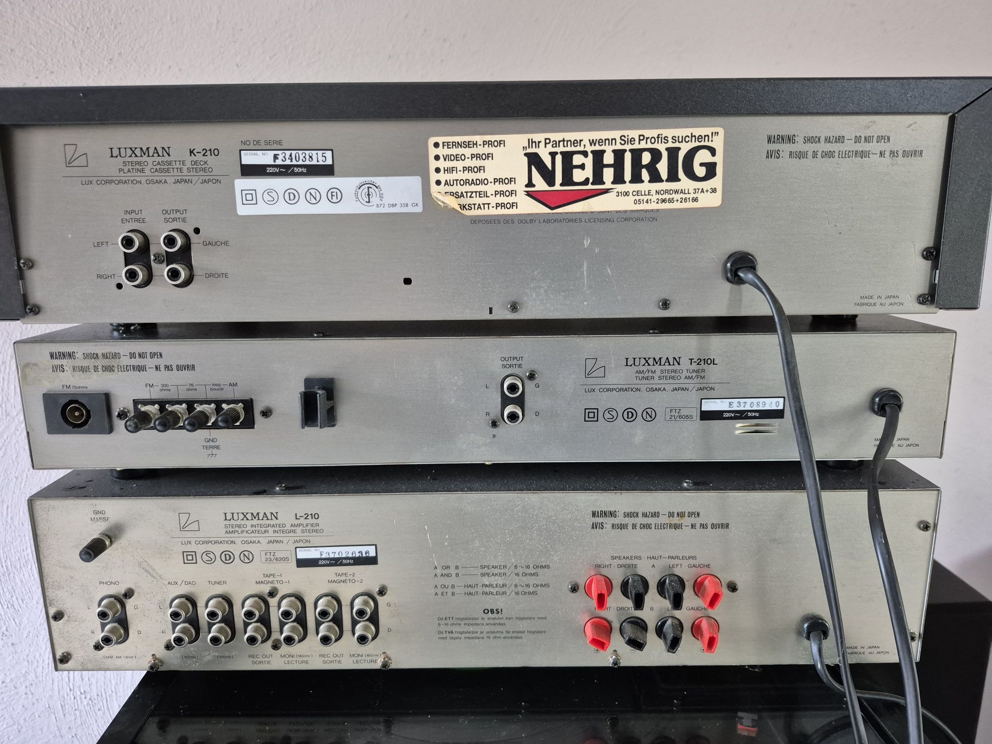 Luxman L-210.T-210L.K-210