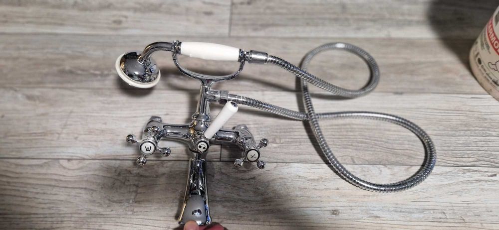 Retro bateria wannowa + zestaw natryskowy