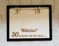 Tabliczka na 30- te urodziny