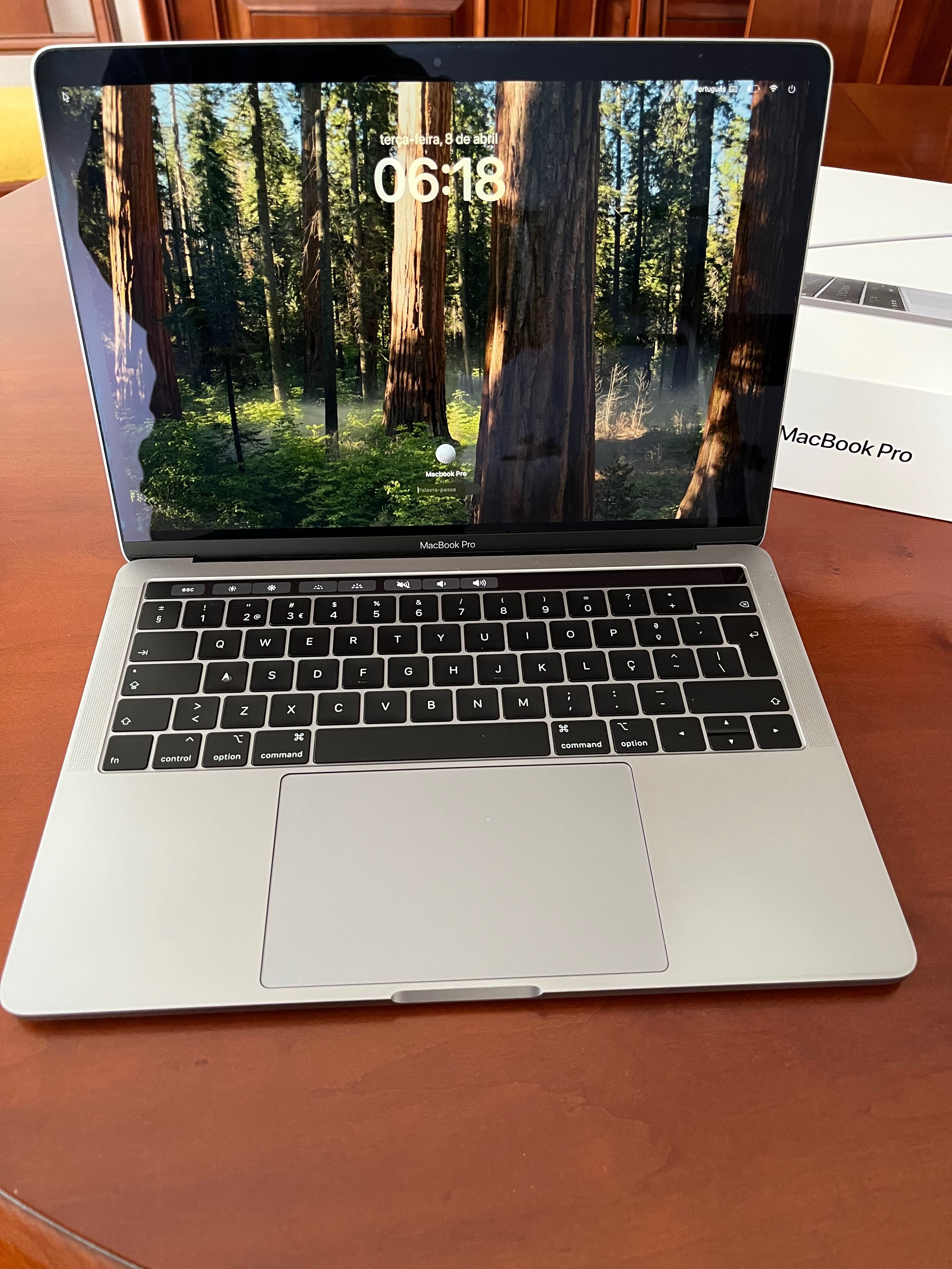 Macbook Pro 13” Touch Bar Intel Core i5 3.9 GHz RAM 8 Gb SSD 256 Gb