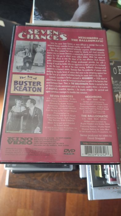 Buster Keaton Seven Changes neighbors ballonatic DVD