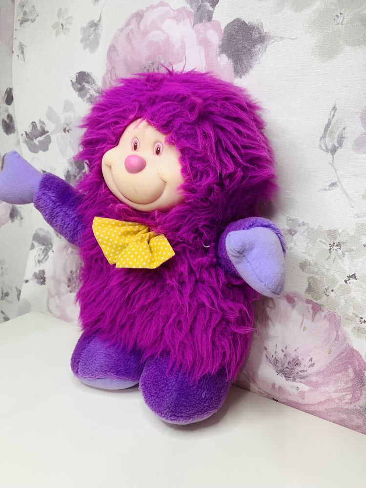 Pluszak Animal Toy Imports purple storybook friends Rubber, vintage