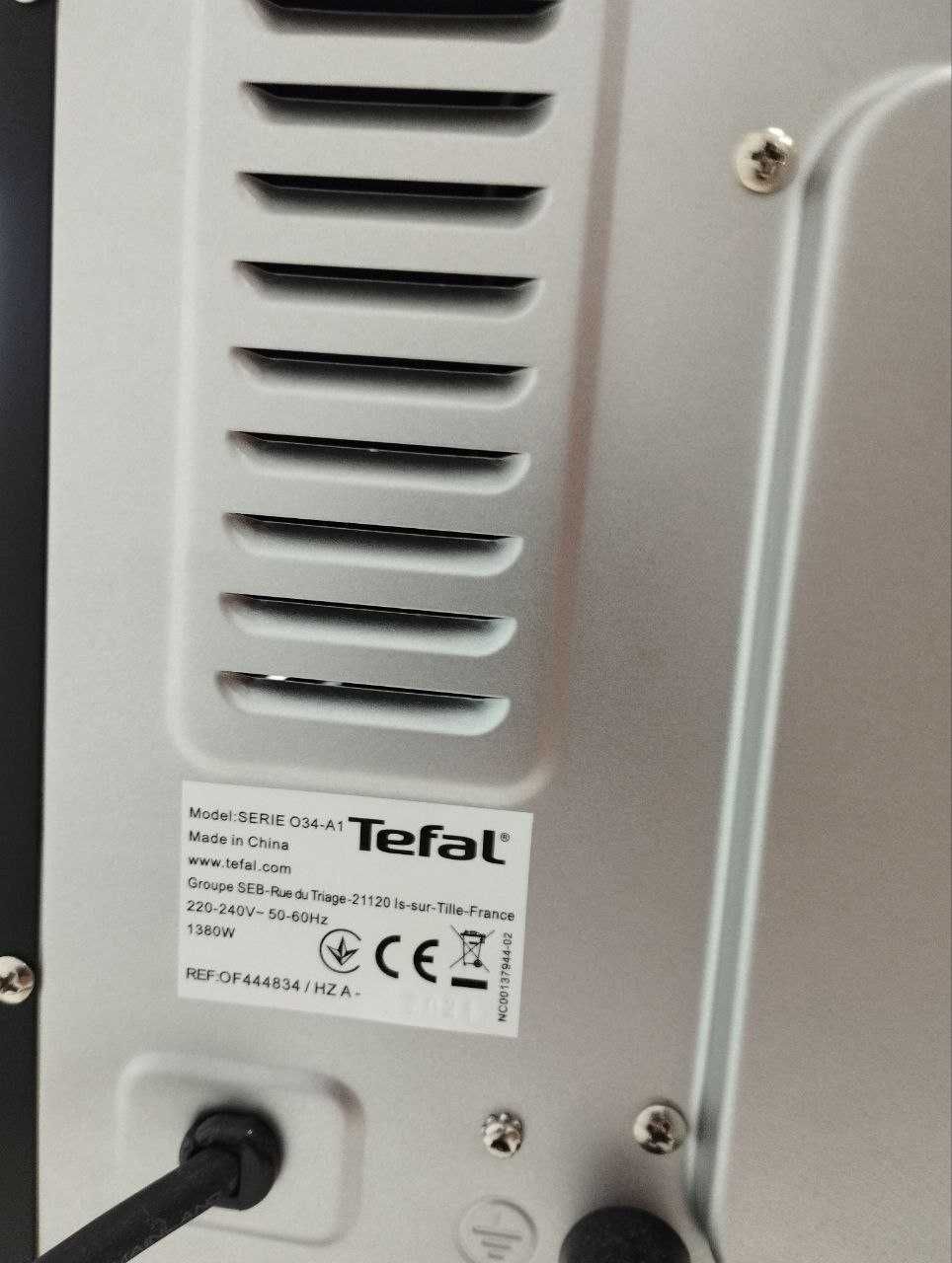 Духовка Tefal електрична маленька. Вживана, але стан нової.