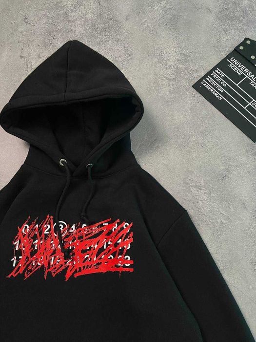 черный Худи maison margiela мейсон марджела