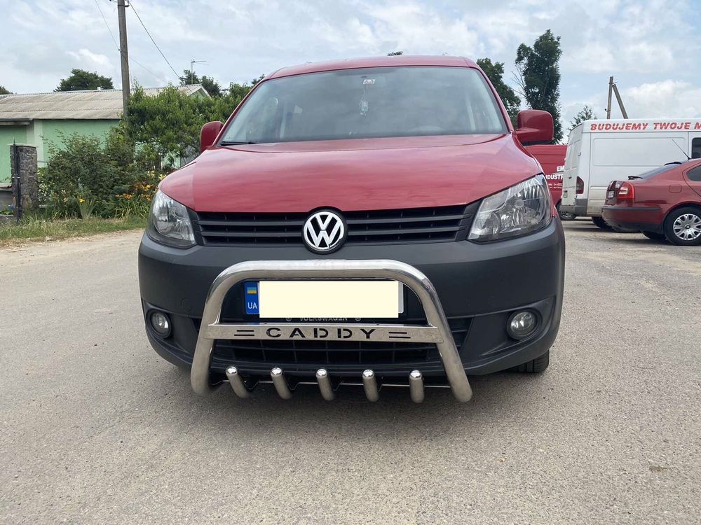 Кенгурятник для Volkswagen Caddy Подножки  Хром