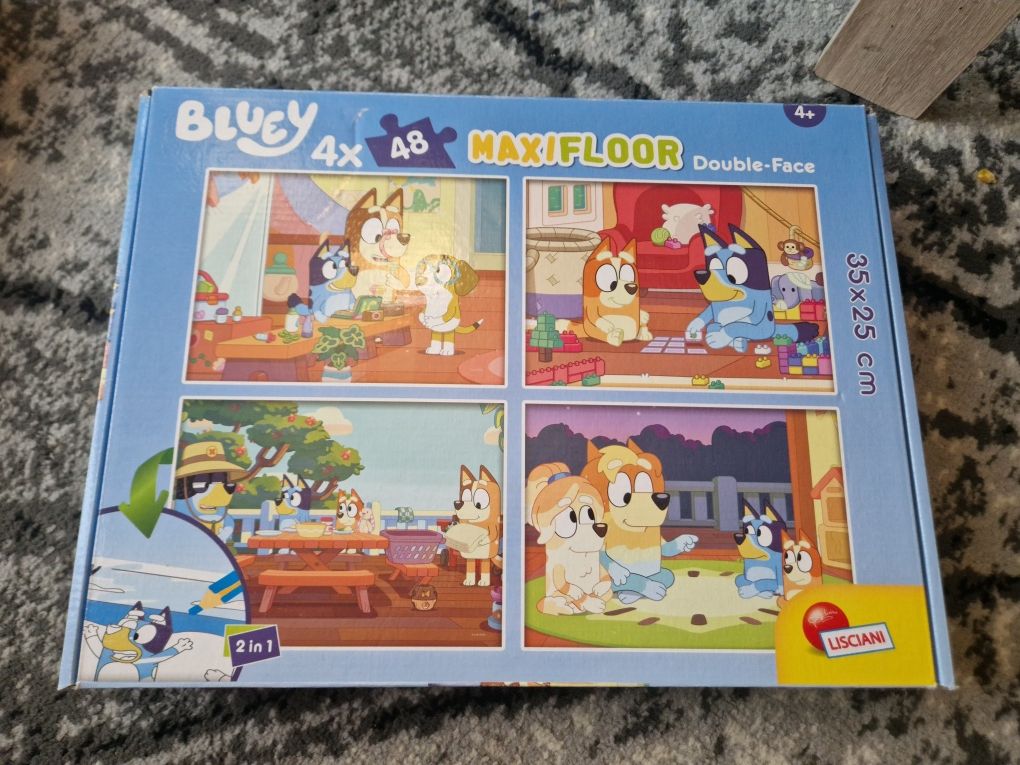 Bluey puzzle 48 kolorowanka
