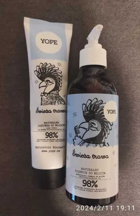 Zestaw szampon + odżywka YOPE