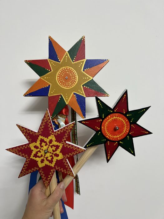 Зірки різдвяні ручної роботи