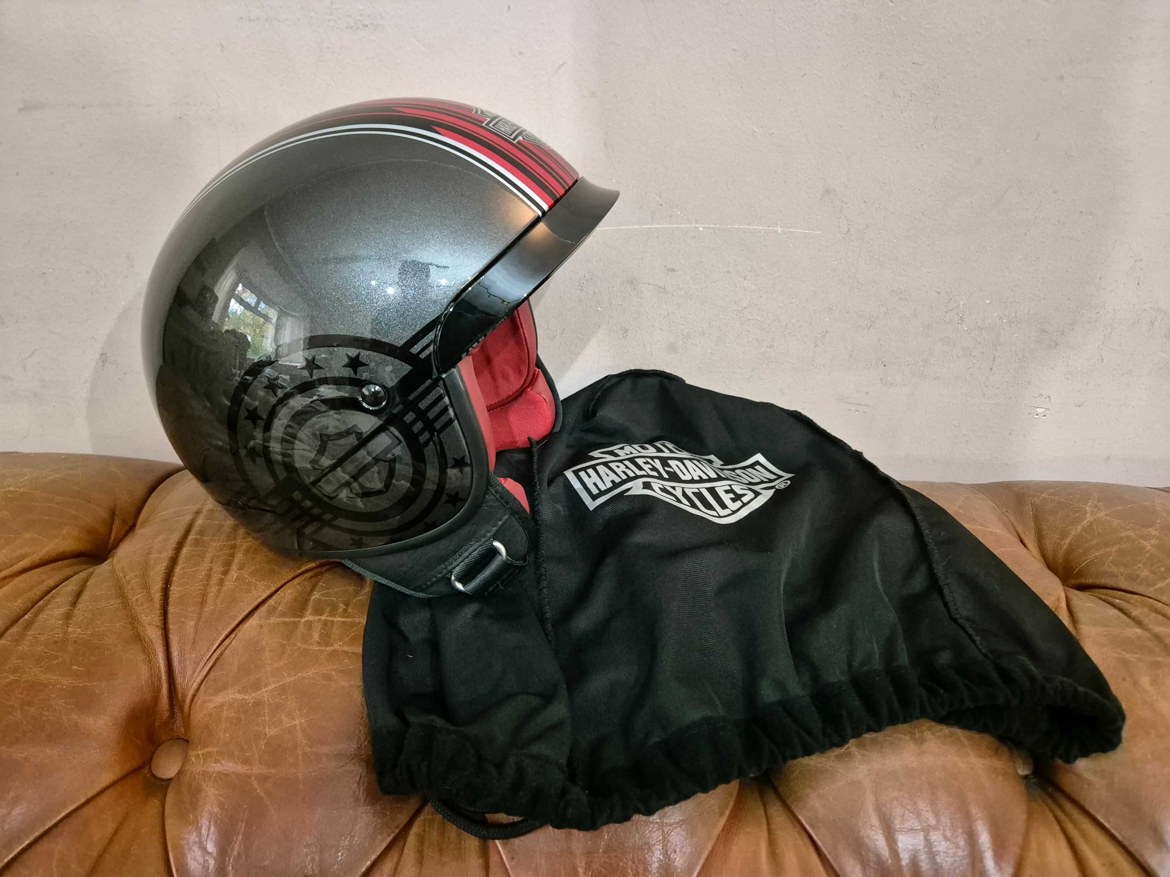 Capacete Harley Davidson tamanho S excelente estado com saco