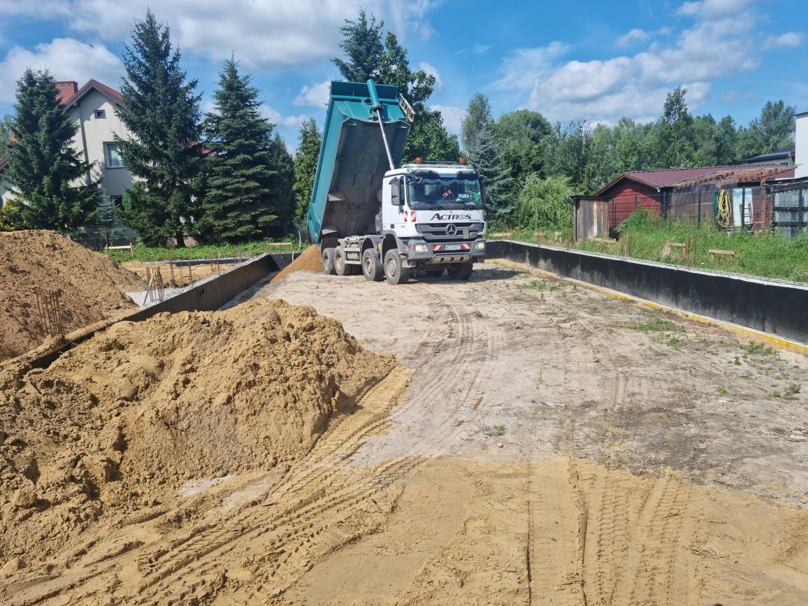 Zaspyka fundamentow, wykopy, rozbiórki