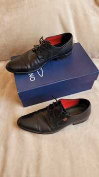 Domeno męskie półbuty obuwie czarne 42 rozmiar