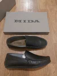 туфли лоферы кожаные Mida