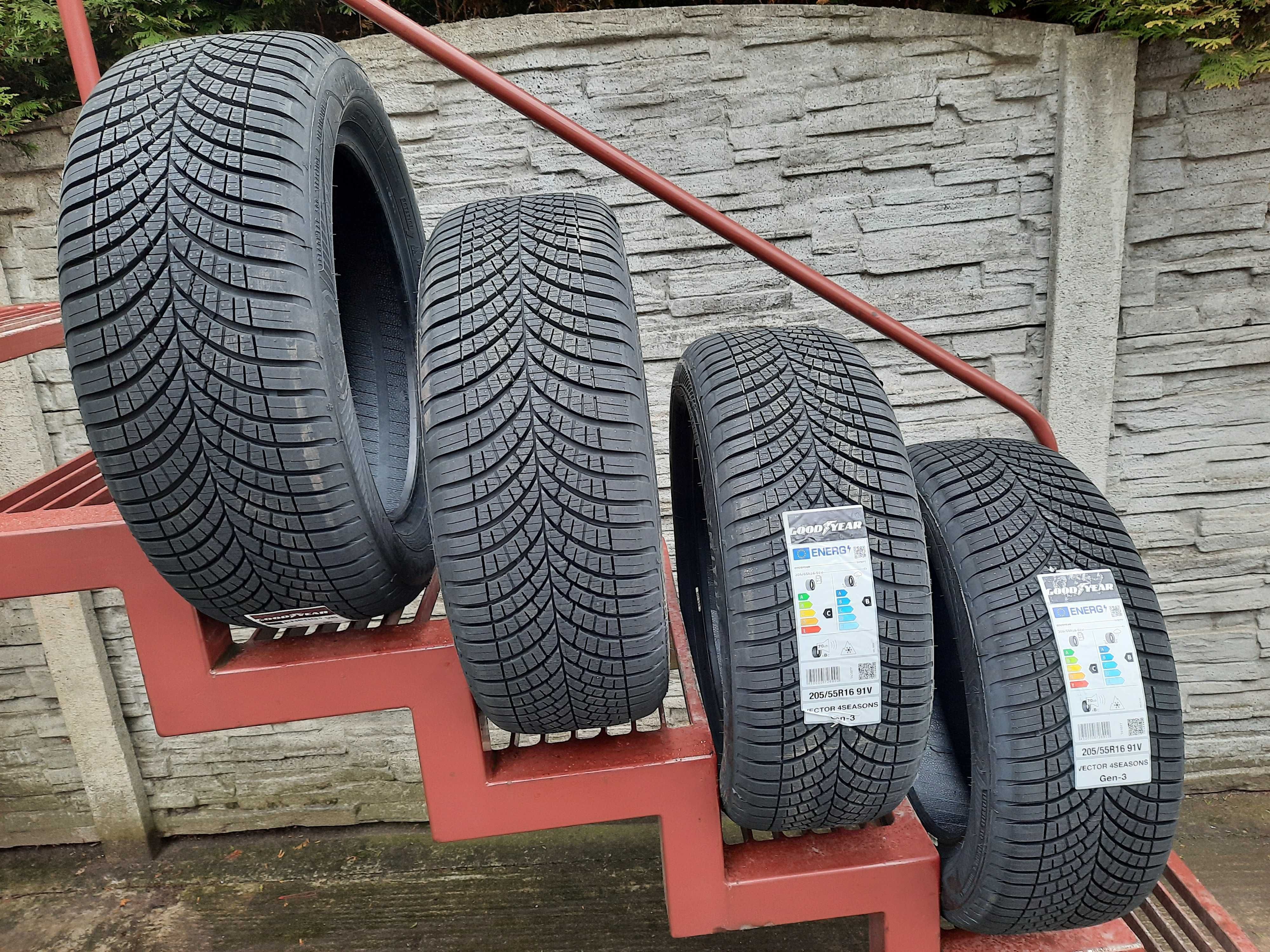 4 Opony NOWE wielosezonowe 205/55 R16 Goodyear Montaż Gratis!