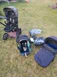 Cybex priam 4w1 spacerówka butterfly gondola fotelik CloudQ birds baza