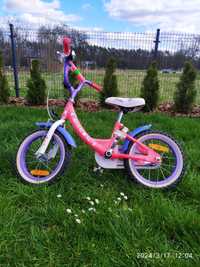 Rowerek Tabou mini 14 różowy, do wzrostu 95-110 cm