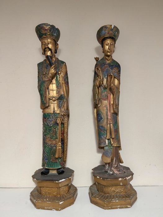 Figuras chinesas gesso