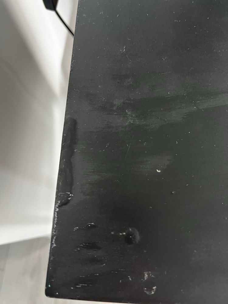 Szafka nocna 2szt. Szafki nocne z szufladą czarna szafeczka