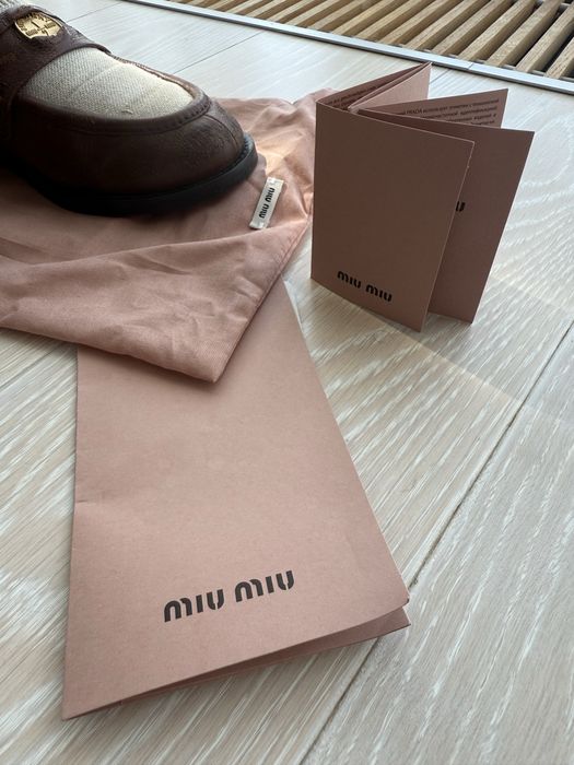 Взуття miu miu оригінал. Дуже вдала модель. Стан ідеальний.